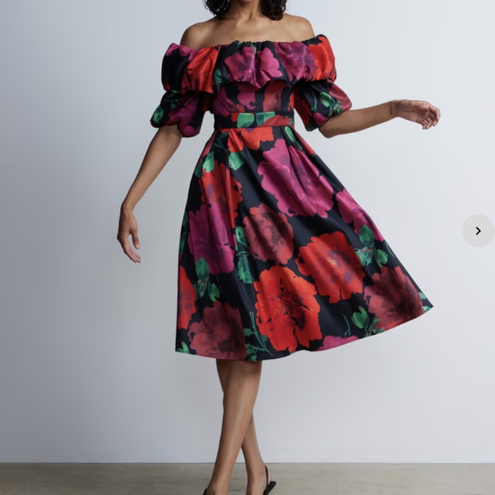 NWT Off Shoulder NY&Co Floral Dress